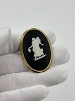Брошь Wedgwood чёрная