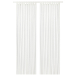 Комплект штор IKEA MATILDA (МАТИЛЬДА), Белый, 140x250 см, 2 шт