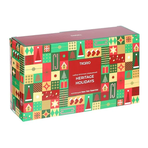 Набор ёлочных украшений heritage holidays из коллекции new year essential