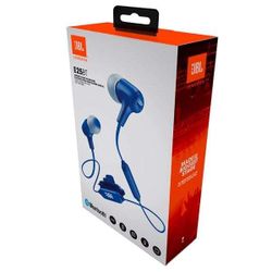 Беспроводные наушники JBL E25BT Blue, внутриканальные