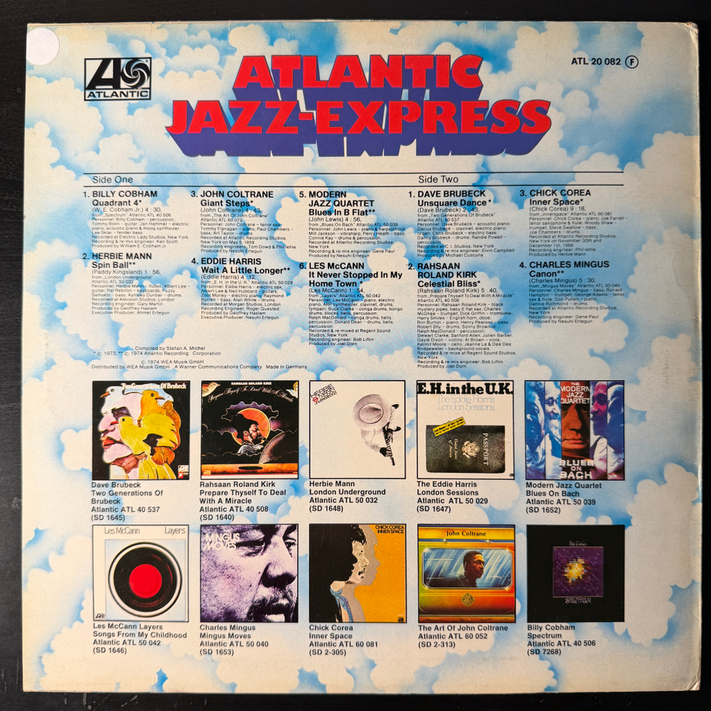 Сборник Atlantic Jazz-Express (Германия 1974г.) Т