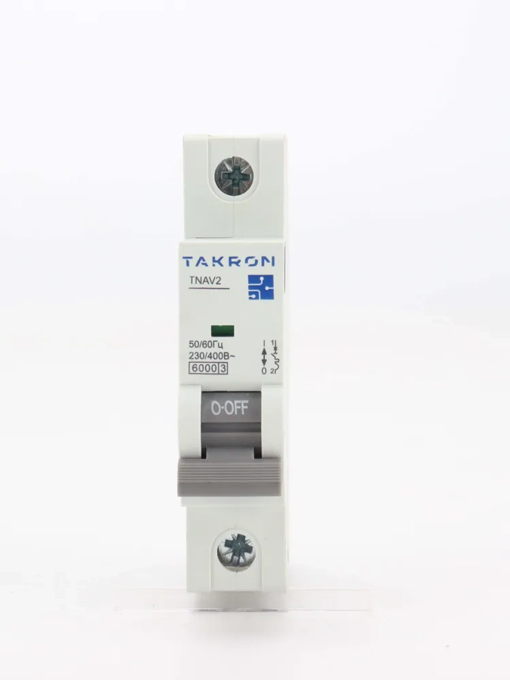 Автоматический выключатель TAKRON серия TNAV2-1P-С6 6А 6кА тип C