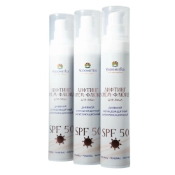 Лифтинг крем-флюид солнцезащитный SPF 50 Yodometics , 50 мл