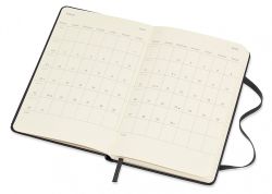 Еженедельник Moleskine Classic Weekly Pocket 90x140 мм черный (DHB12WH2)