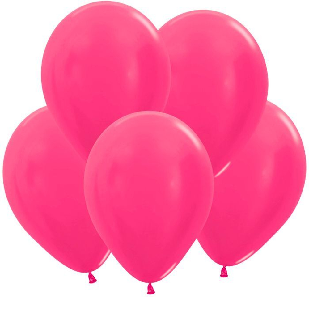 Шар 12" Фуксия, Метал / Fuchsia 512