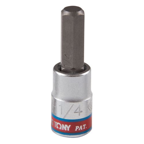 KING TONY (203508S) Насадка (бита) торцевая 1/4", Hex, 1/4", L = 37 мм