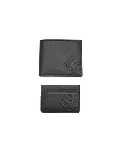Кожаный portfel + etui на GBHM_8 HUGO - черный(50481644)