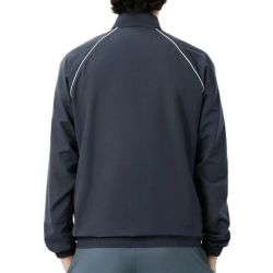 Мужская теннисная куртка Lacoste Sport Water-Repellent Trim Accent Track - dark grey/white