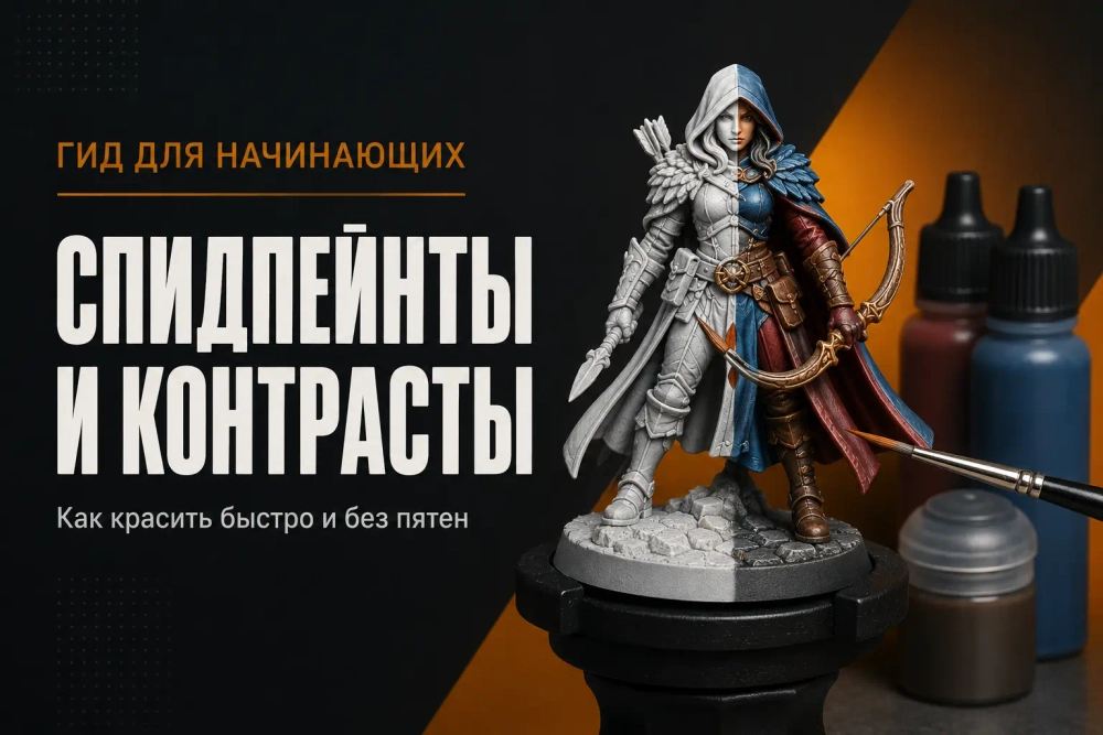 Как красить спидпейнтами, контрастами и экспрессами