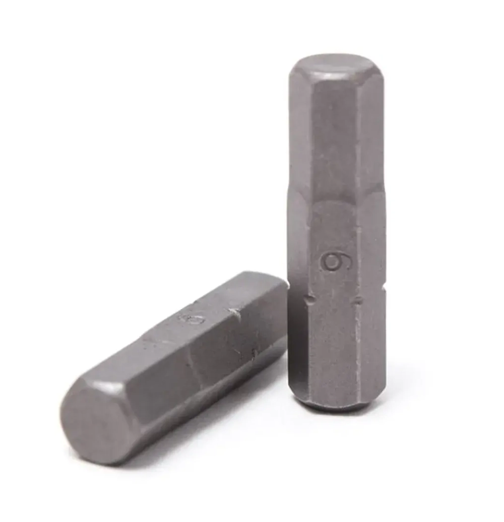 Бита 6-гранная H6х25мм,1/4''(20шт/уп) RockForce RF-1242506