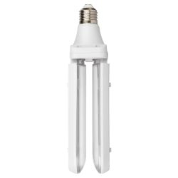 Фитолампа для растений светодиодная ЭРА GREEN LINE ФИТО-20W-PFR-E27-GR 2-х лепестковая полного спектра 20 Вт Е27 | Фитолампы Е27