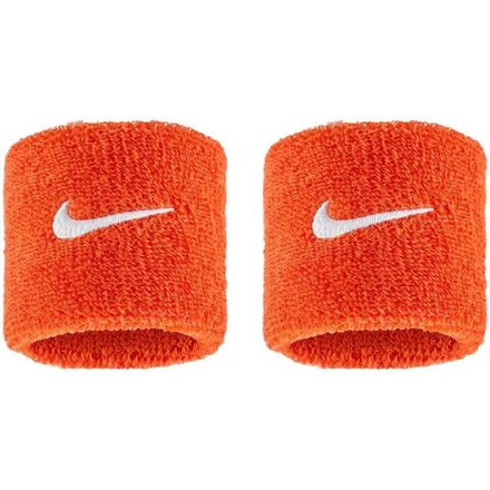 Напульсники теннисные Nike Swoosh 2P - team orange/white