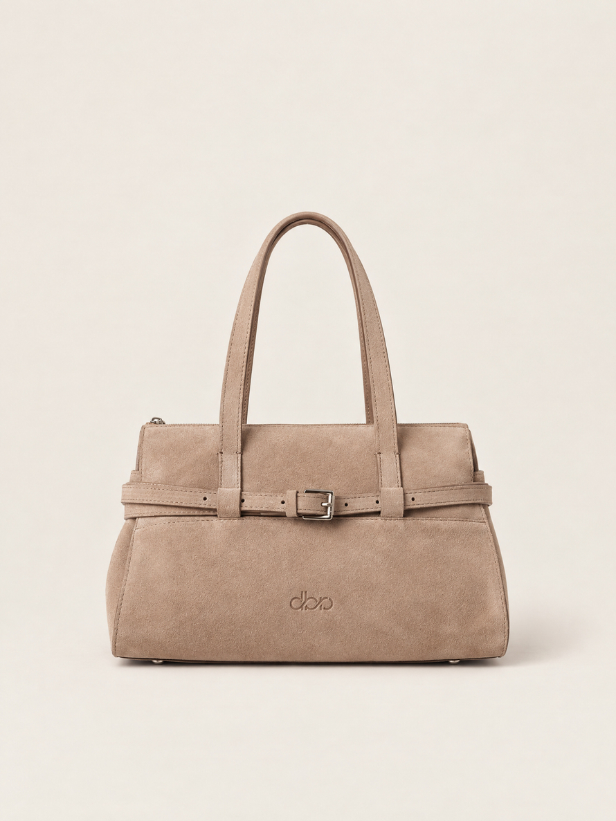 Замшевая сумка Rumi mini DBR 31400 ваниль