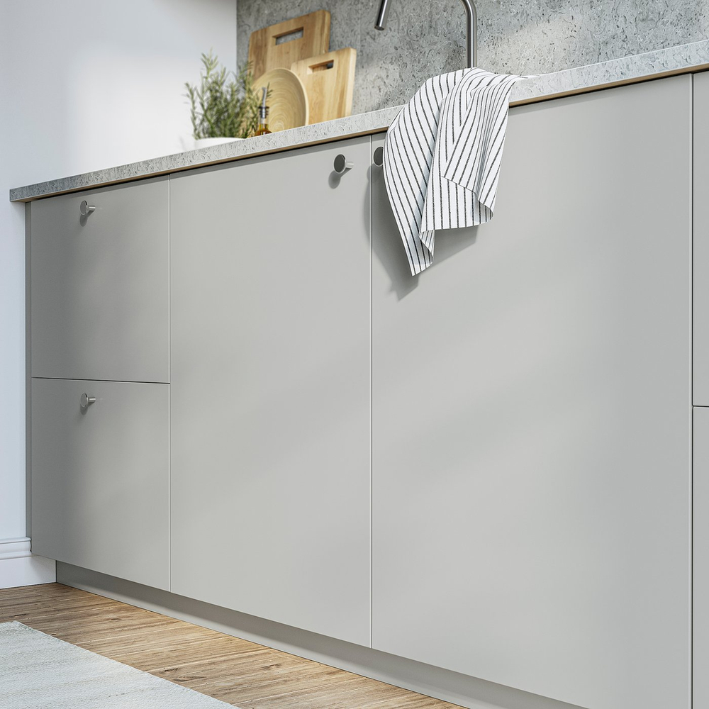 IKEA HAVSTORP  (ИКЕА ХАВСТОРП)  -  Дверь - светло-серый 40x40 см