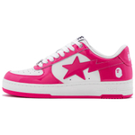 A Bathing Ape Bathing Ape A Bathing Ape Sta Cow Leather розовый белый