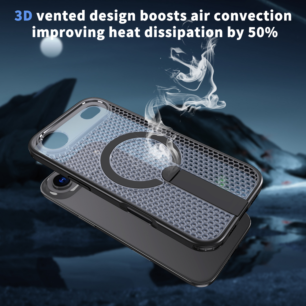Прозрачный чехол Mesh Pro Magnetic Case для iPhone 17 Air