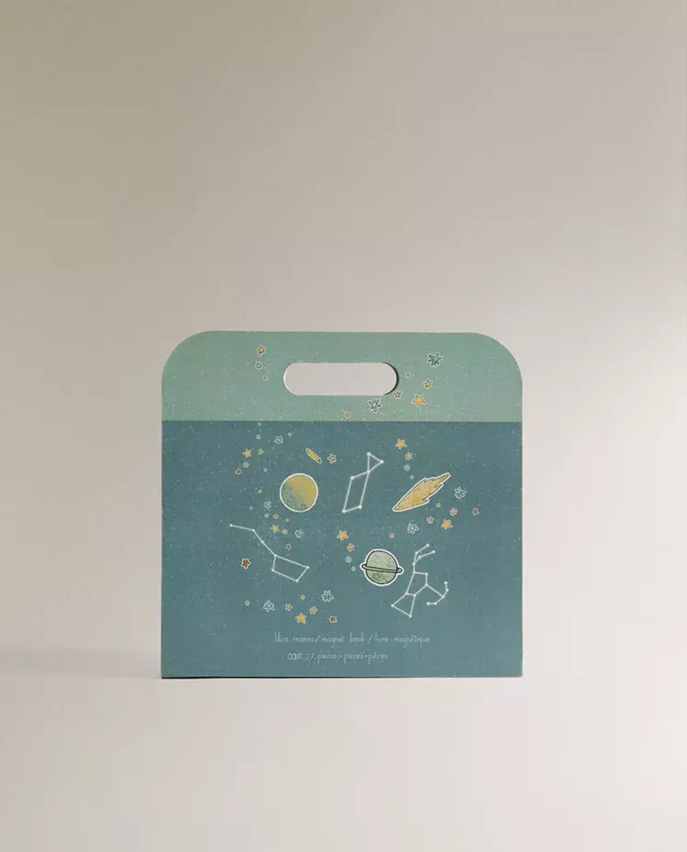 ZARA HOME ДЕТСКАЯ КНИГА MAGNETIC CONSTELLATIONS, СИНИЙ