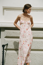 Платье на бретелях с принтом - H&M