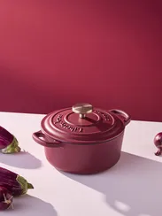 Кастрюля с крышкой из коллекции "Шеффилд", D20 см, 2 л, бургунди