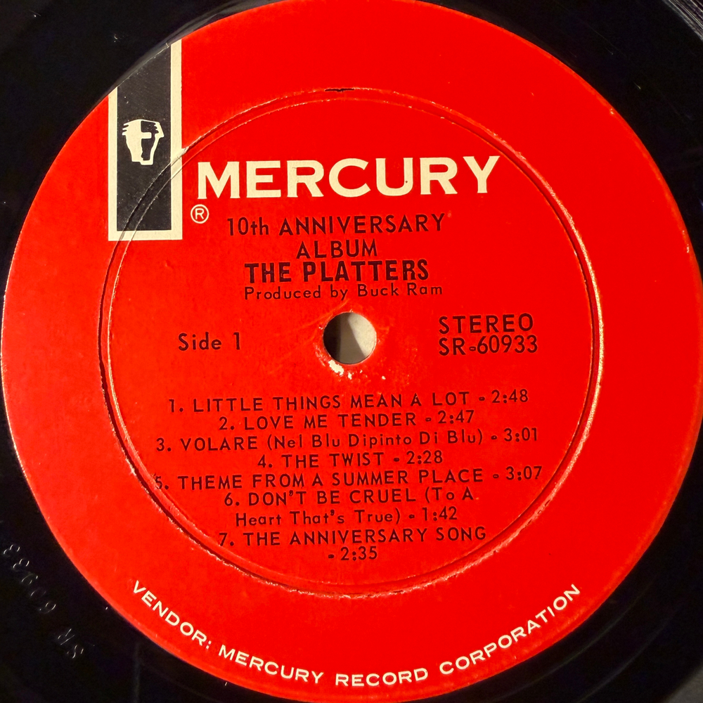The Platters ‎– Platters 10th Anniversary Album (США 1964г.)