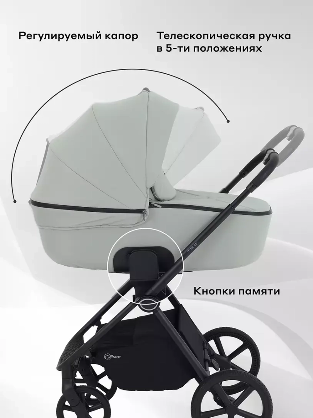 Коляска 2 в 1 Rant Teo