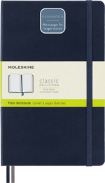 Блокнот Moleskine Classic Expended QP062EXPB20 130х210мм 400стр. нелинованный твердая обложка синий сапфир