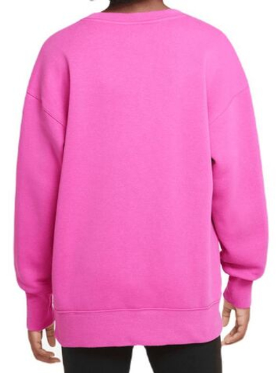Кофта для девочки теннисная  Nike Sportswear Club Fleece - active fuchsia/white