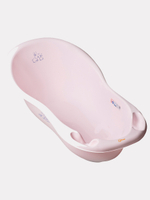 Детская ванна Tega Baby Little Bunnies (Кролики) со сливом 102 розовый