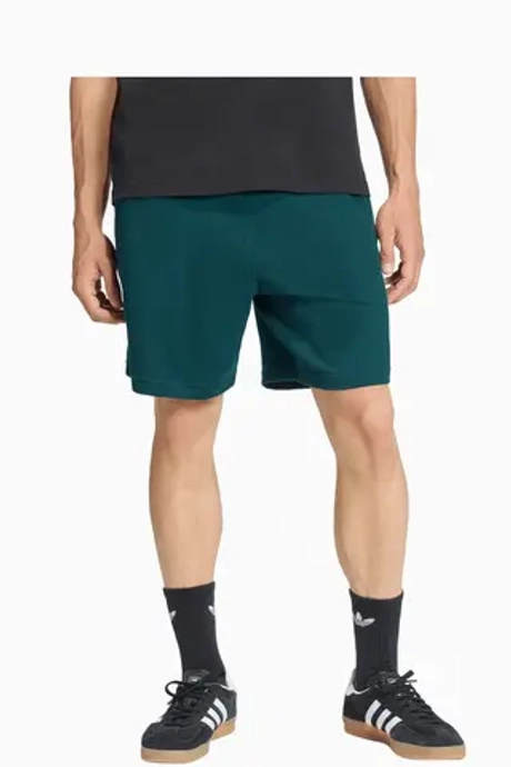 Шорты adidas Essentials Trefoil Waffle - зеленый