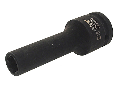 Головка торцевая 3/4" TORX E18 ударная глубокая L=110мм JTC