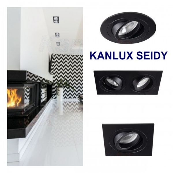 Светильники встроенные черный SEIDY от KANLUX. Новинки 2021 в популярном цвете ..... Светильники встроенные черный SEIDY от KANLUX. Новинки 2021 в популярном цвете .....