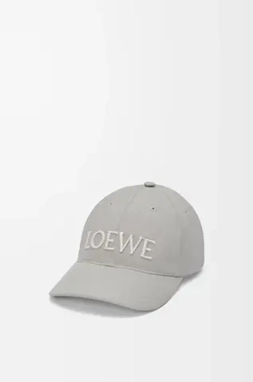 Loewe Кепка из парусины, серый