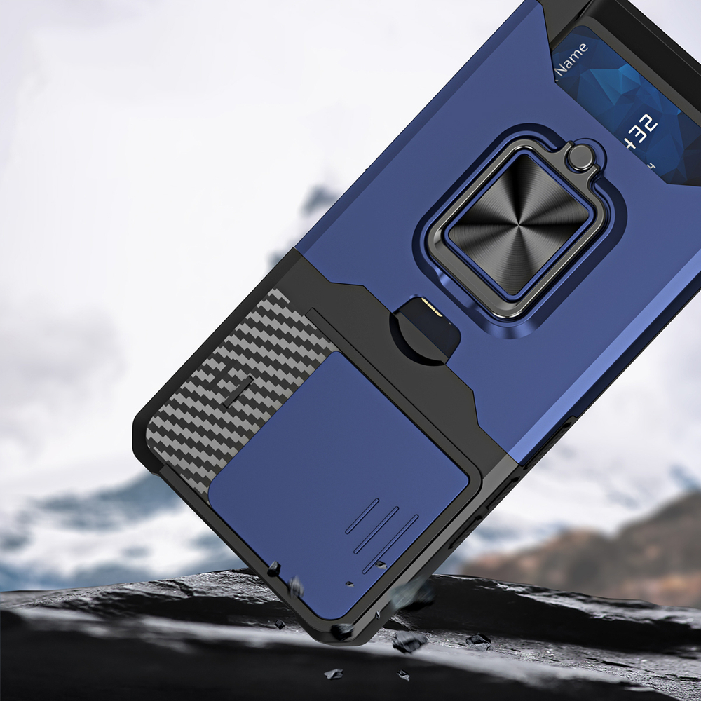 Противоударный чехол Сard Reader Case для Poco M6 Pro 4G