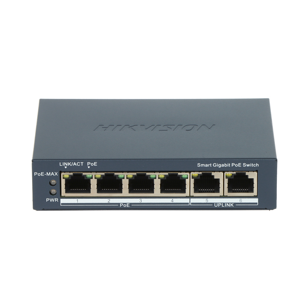 Коммутатор Hikvision DS-3E1506P-EI/M-4P1T1F