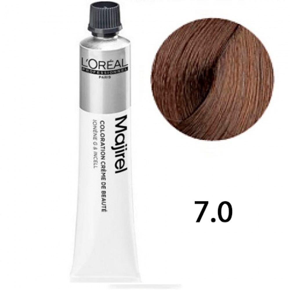 L'Oreal Professionnel Majirel 7.0 глубокий блондин 50мл