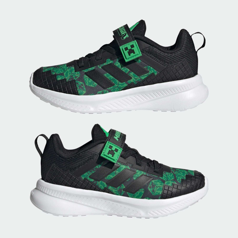 Adidas Кроссовки Minecraft Fortarun 4.0 для детей, черный