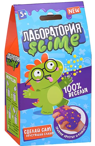 Игрушка для детей модели Slime лаборатория Crunch slime 100 г