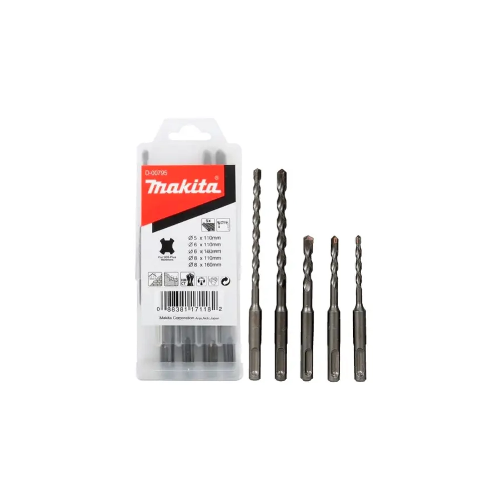 Набор буров SDS-Plus Makita D-00795