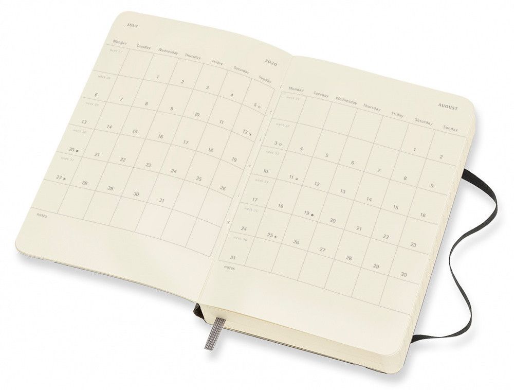 Ежедневник Moleskine Classic 400 стр мягкая обложка (DSB12DC2)