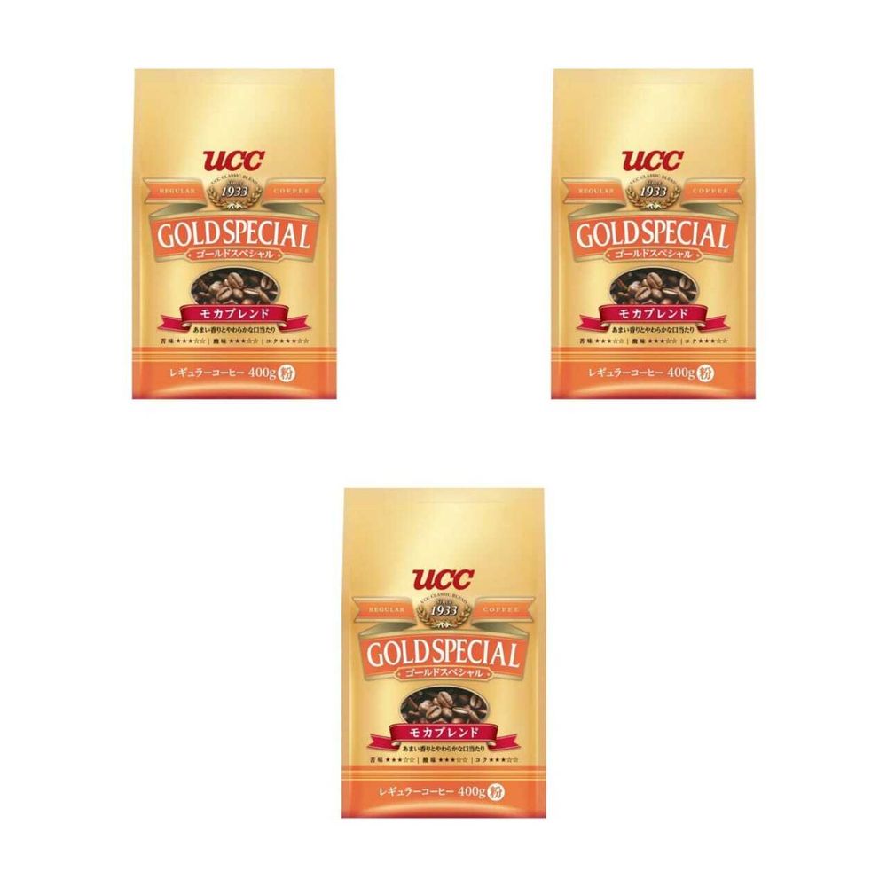 Кофе молотый UCC Gold Special Mocha, 400 г, 3 шт