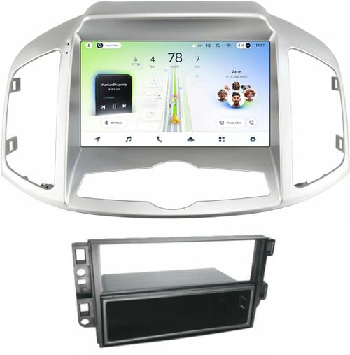 Магнитола для Chevrolet Captiva 2011-2015 (перенос БК вниз) - Teyes CC4L монитор 9" IPS, Android 14, Быстрая, Snapdragon 662, CarPlay, 4G SIM-слот