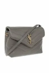 Сумка Saint Laurent Loulou Toy серый