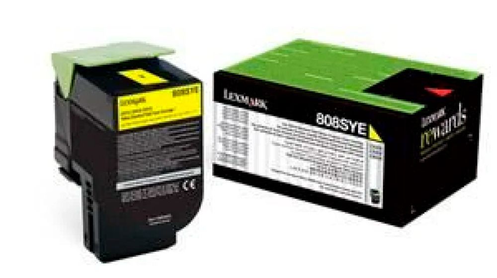 Картридж Lexmark CX310/410/510  2K Желтый Return Program
