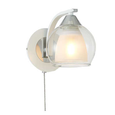 Citilux Кристи CL152310 Бра с выключателем Белое Хром