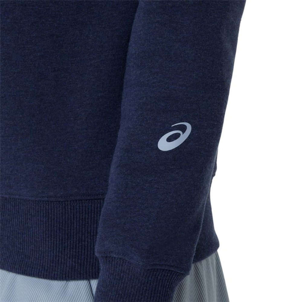 Женская теннисная толстовка Asics Court Core Graphic Half Zip - midnight