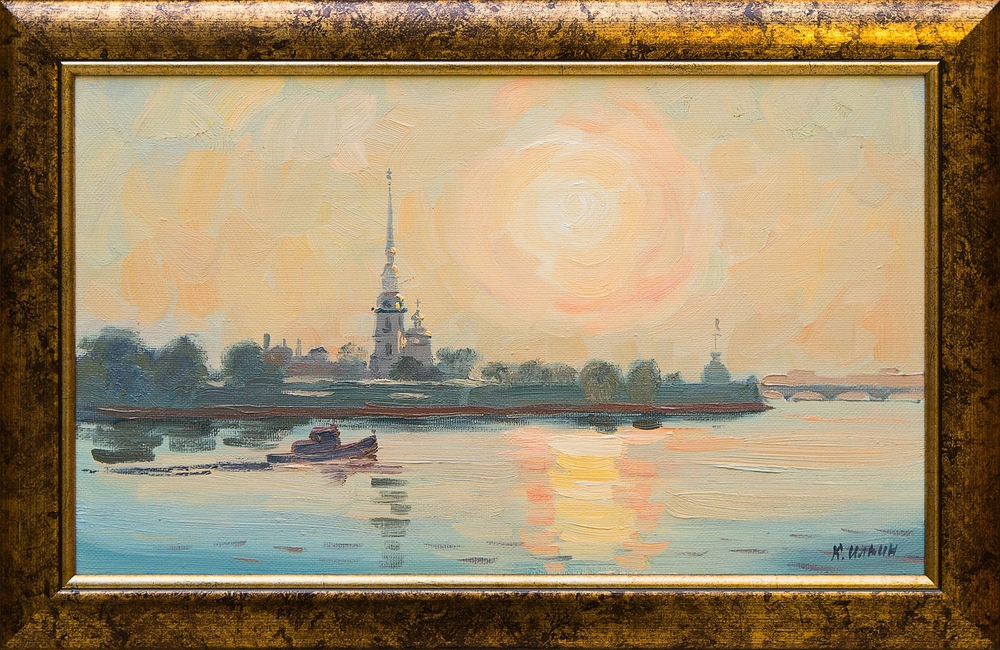 Картина маслом "Утро" Ильин