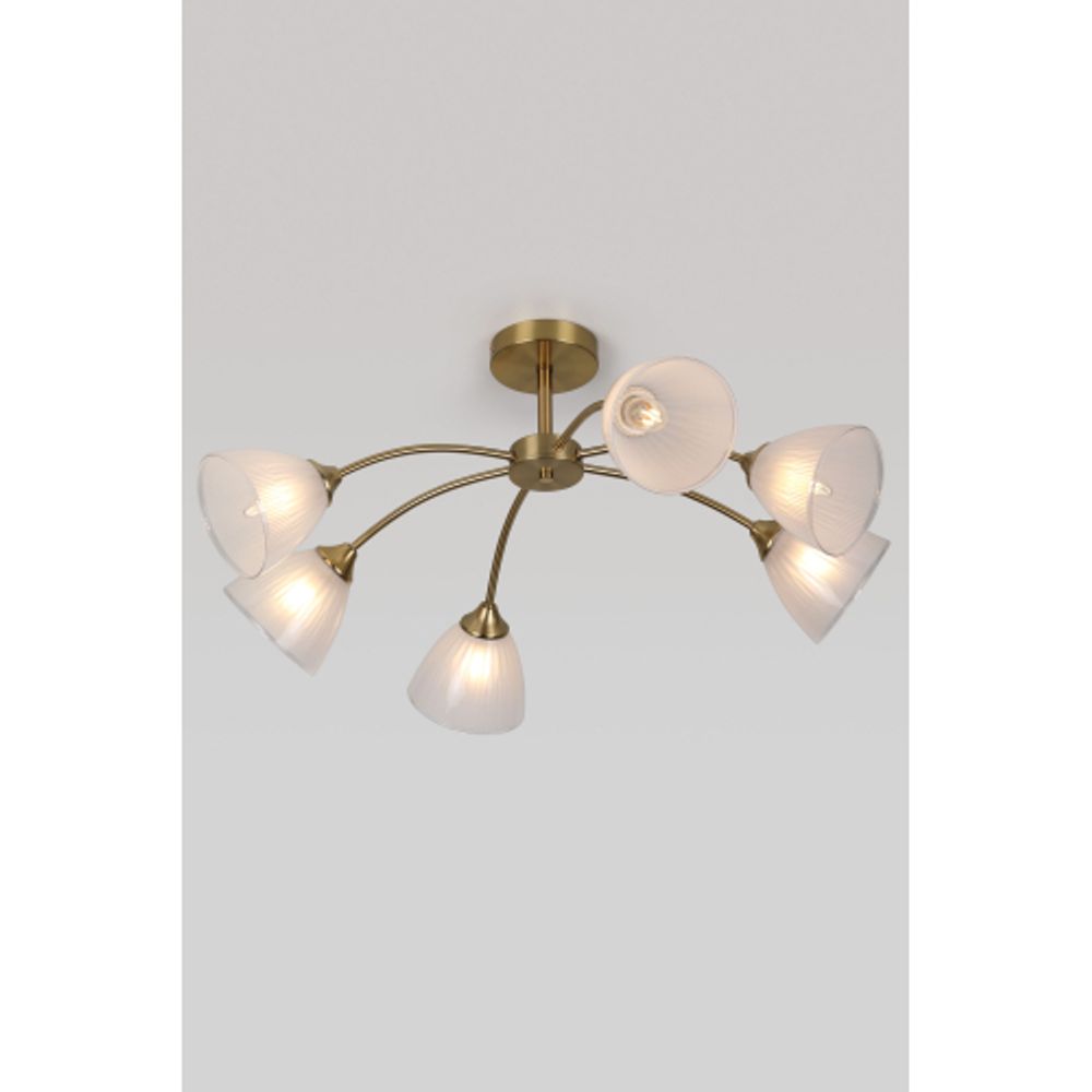 Люстра Rivoli Debra 9189-306 6хЕ27 60 Вт модерн | Rivoli