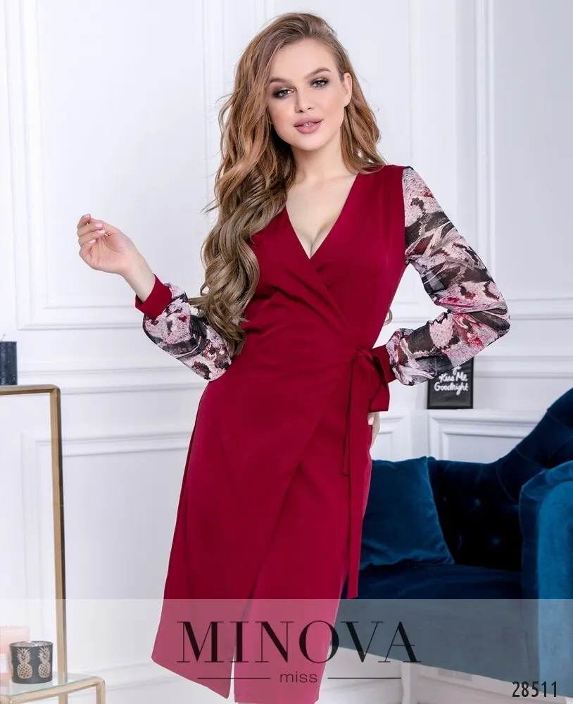 Платье 1120-марсала Minova