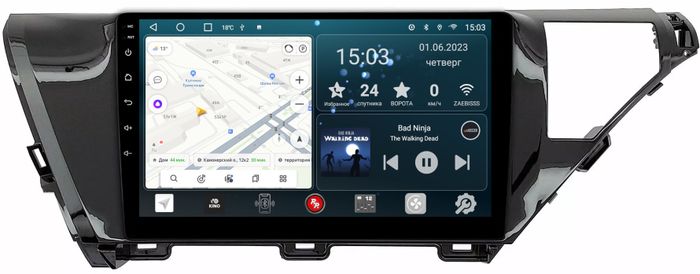 Магнитола для Toyota Camry 70 2017-2020 (без JBL) - Redpower 331 Android 10, Быстрая, CarPlay, SIM-слот