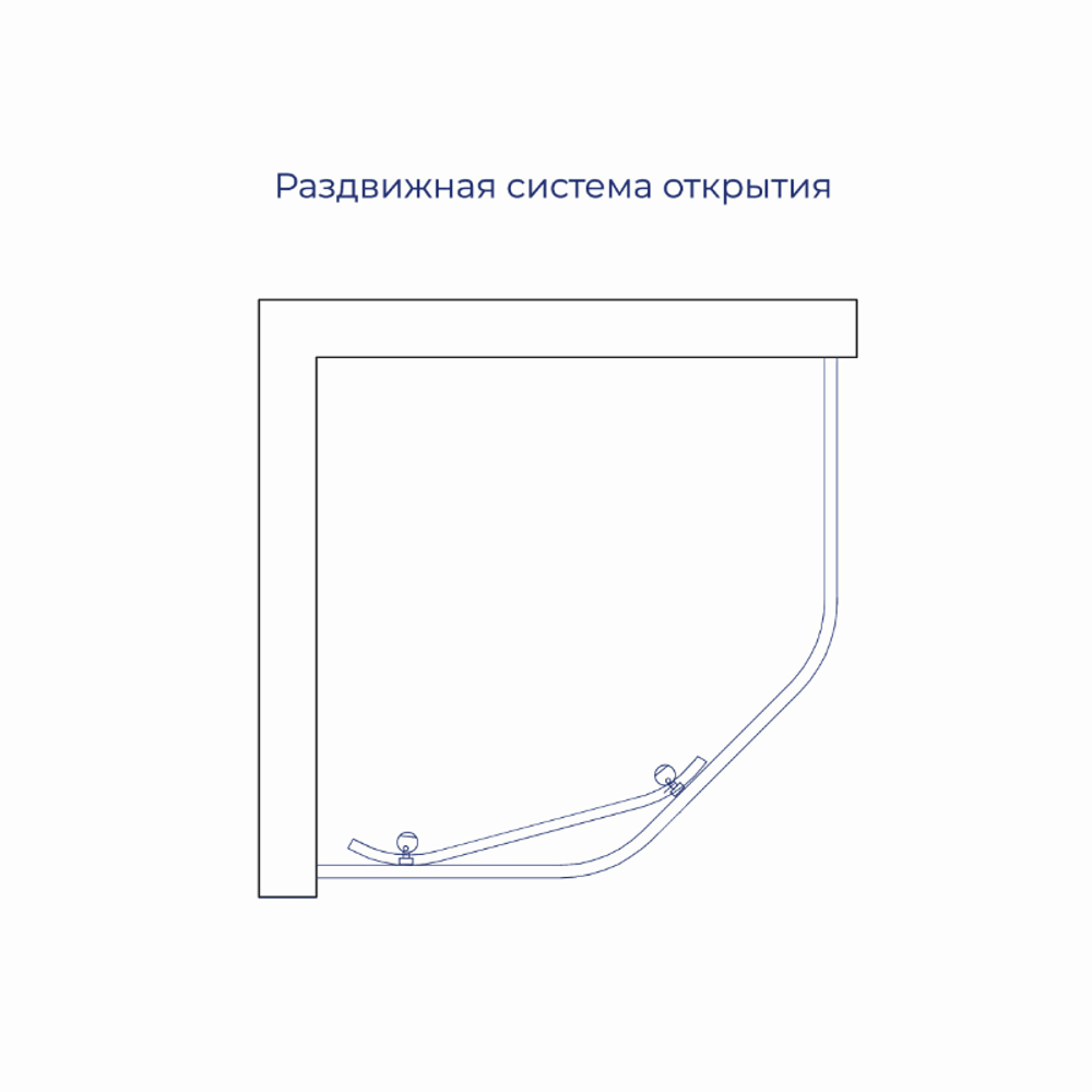 Душевой уголок RGW CL-80CH (Матовое-Сатинат, 900x900)